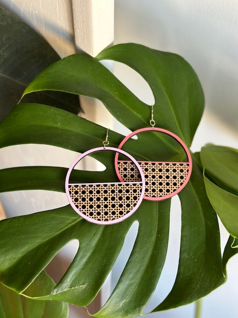 Rattan Inspired Earrings